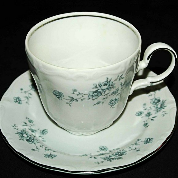 German Johann Haviland Bavaria Germany 2 Cups 2 Saucers EUC - Picture 1 of 9